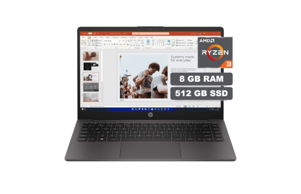 PORTATIL HP | RYZEN 3 7330U | 8GB RAM DDR4 | 512GB SSD | PANTALLA 14" | HP 245 G10