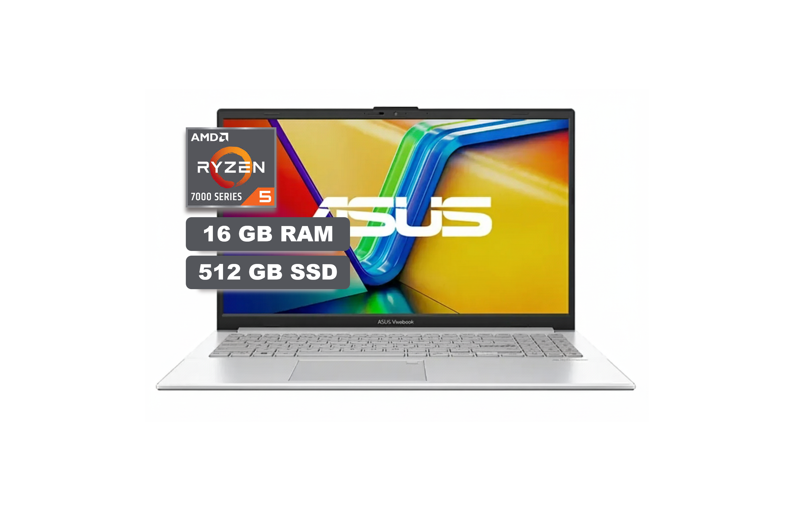 PORTATIL ASUS | AMD RYZEN 5 7520U | 512GB SSD PCIEG3 | 16GB LPDDR5 | PANTALLA 15,6" FHD | ASUS E1504FA-NJ1581