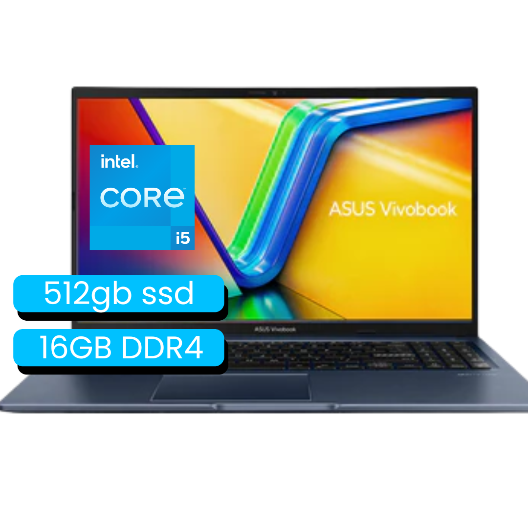 PORTATIL ASUS VIVOBOOK X1502VA-BQ1201-E | INTEL CORE I5 13420H | 1TB SSD M.2 NVME PCIEG4 | 16GB DDR4 | 15.6" FHD | QUIET BLUE