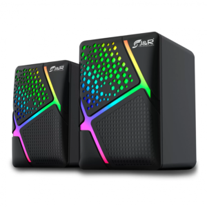 PARLANTES J&R J5248 GAMER USB DISEÑO H RGB 6W