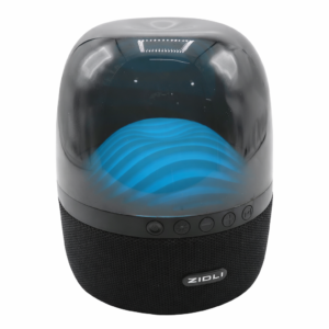 PARLANTE J&R ZIDLI D3 BLUETOOTH MONT RGB TIPO LAVA 10W NEGRO