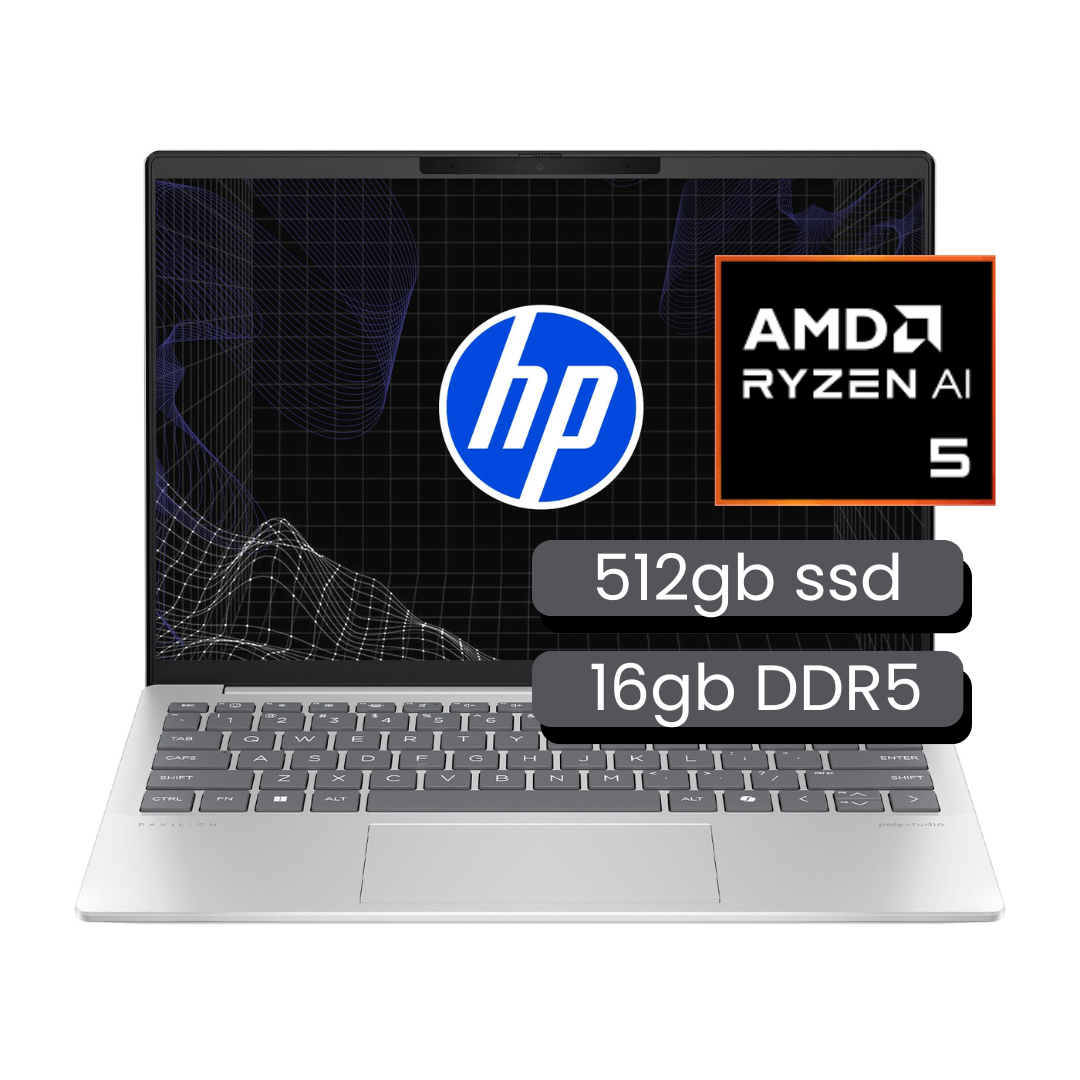 PORTATIL HP PAVILION AERO 13-BG0002LA AMD RYZEN R5 8640U /512GB SSD/16GB LPDDR5X/14" LED IPS WUXGA/WIN 11 / 13.3"