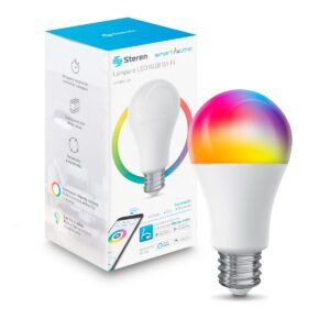 BOMBILLO STEREN LED RGB CONTROLADO POR WI-FI 10W SHOME-120