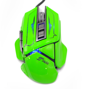 MOUSE J&R GAMER  MGJR-033 LED 9D BOTONES PROFESIONAL CON PESAS 3 COLORES