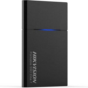 Hikvision Elite 7 SSD portátil de 500 GB - Hasta 1060 MB/s, unidad externa de estado sólido USB 3.2 Gen2, color negro