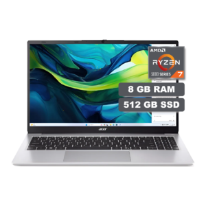 PORTATIL ACER | AMD RYZEN 7 5700U | 512 GB SSD NVME | 8 GB RAM DDR4 | PANTALLA 15.6" FHD | ACER AL15-41P-R7JP