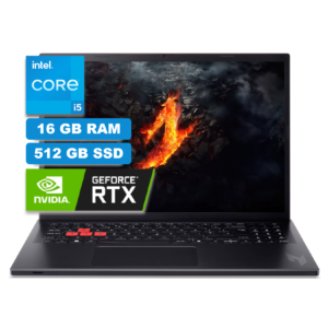 PORTATIL ACER NITRO | INTEL CORE I5 | 512 GB SSD NVME | 16 GB RAM DDR5 | RTX 3050 6GB | NL 16-71G-57G5