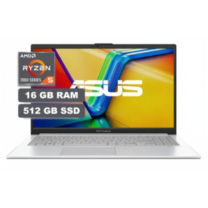PORTATIL ASUS | AMD RYZEN 5 7520U | 512GB SSD PCIEG3 | 16GB LPDDR5 | PANTALLA 15,6" FHD | ASUS E1504FA-NJ1581