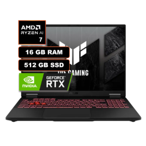 PORTATIL ASUS TUF | RYZEN 7 260 | 512 GB SSD | 16 GB RAM DDR5 | RTX 5050 8 GB | 16" FHD | ASUS FA608UH-RV074