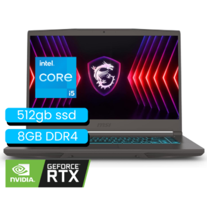 PORTATIL MSI THIN 15 B13UC-3256XCO INTEL CORE I5 13420H | 512GB SSD | 8GB DDR4 |  RTX3050 4GB GDDR6 | COSMOS GRAY