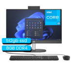 TODO EN UNO HP 24-CR0332LA INTEL CORE I3 N300 | 8GB DDR4  | 512 GB SSD | 23.8 FHD |  TRUE VISION NEGRO