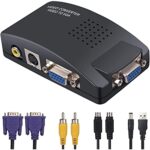 CAJA CONVERSORA VGA A S-VIDEO Y RCA