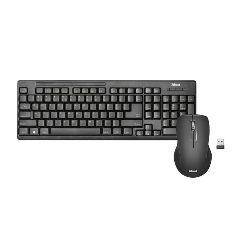 COMBO TRUST ZIVA USB TECLADO Y MOUSE