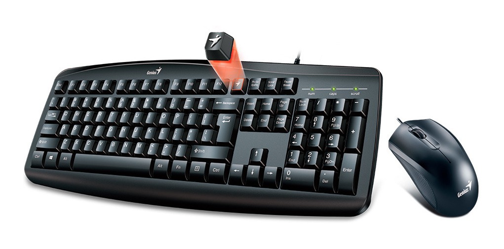 Combo Genius KM-200 alámbrico