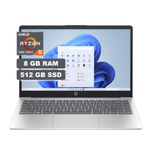 PORTATIL HP | AMD RYZEN 5 7520U | 8GB RAM DDR5 | 512 GB SSD | 14" FHD | HP 14-EM0017LA