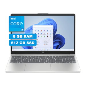 PORTATIL HP | INTEL CORE I5 1235U | 8 GB RAM | 512GB SSD | 15.6" HD | HP 15-FD0158LA