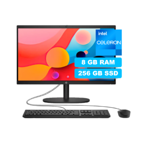 TODO EN UNO HP | INTEL CEL N100 | 256 GB SSD | 8 GB RAM | 21.5" FHD | HP 22-DG0011LA