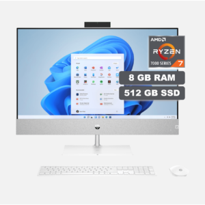 TODO EN UNO HP | RYZEN 7 7730U | 512 GB SSD | 8 GB RAM | HP 27-CR0004LA