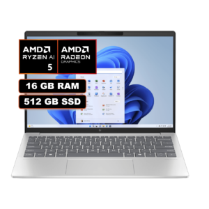 PORTATIL HP | AMD RYZEN R5 8640U | 512GB SSD | 16GB RAM | PANTALLA 13.3" IPS | PAVILION AERO 13-BG0002LA