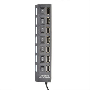 HUB USB 2.0 SWITCH LED X7 HUB5