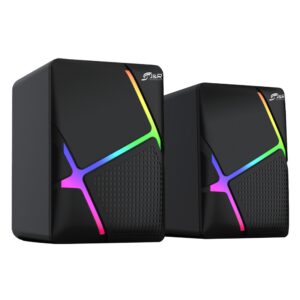 PARLANTES J&R J5249 GAMER USB DISEÑO H RGB 6W