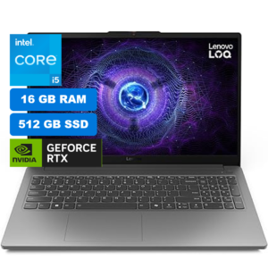 PORATIL LENOVO | INTEL CORE I5 12450HX | 16 GB RAM DDR4 | 512 GB SSD | RTX 3050 | LOQ 15IAX9E