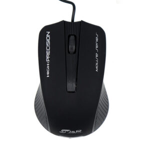MOUSE J&R  MOJR-034  ALTA PRECISION  NEGRO USB