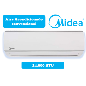 AIRE ACONDICIONADO CONVENCIONAL | 24000 BTU | MIDEA MSAFD-24CRN1-NB8W