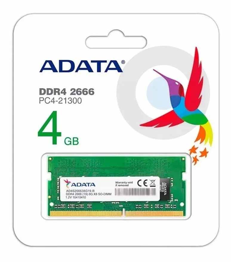PART MEMORIA RAM PORTATIL DDR4 4GB 2666MHZ