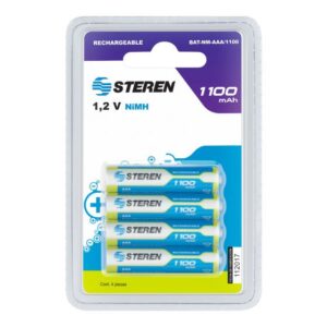PILAS RECARGABLES AAA 1100 MHA