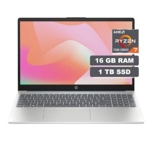 PORTATIL HP | AMD RYZEN 7 7730U | 1 TB SSD MVNE | 16GB RAM DDR4 | 15.6" LED | HP 15-FC0279LA