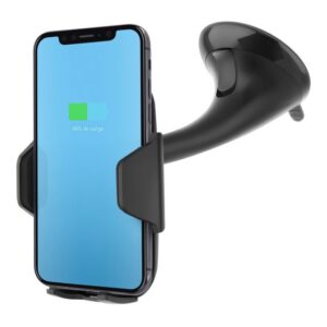 SOPORTE DE CELULAR CON CARGADOR QI TURBO CHARGE