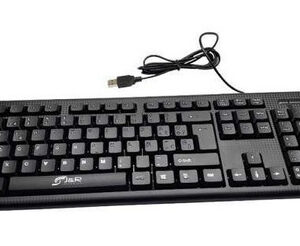 TECLADO J&R MULTIMEDIA TMJR-020 CLASICO NEGRO