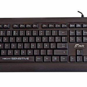 TECLADO J&R MULTIMEDIA TMJR-024 ERGONOMICO EXLUSIVO