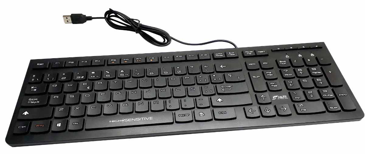 TECLADO J&R MULTIMEDIA ULTRA SLIM TMJR-018